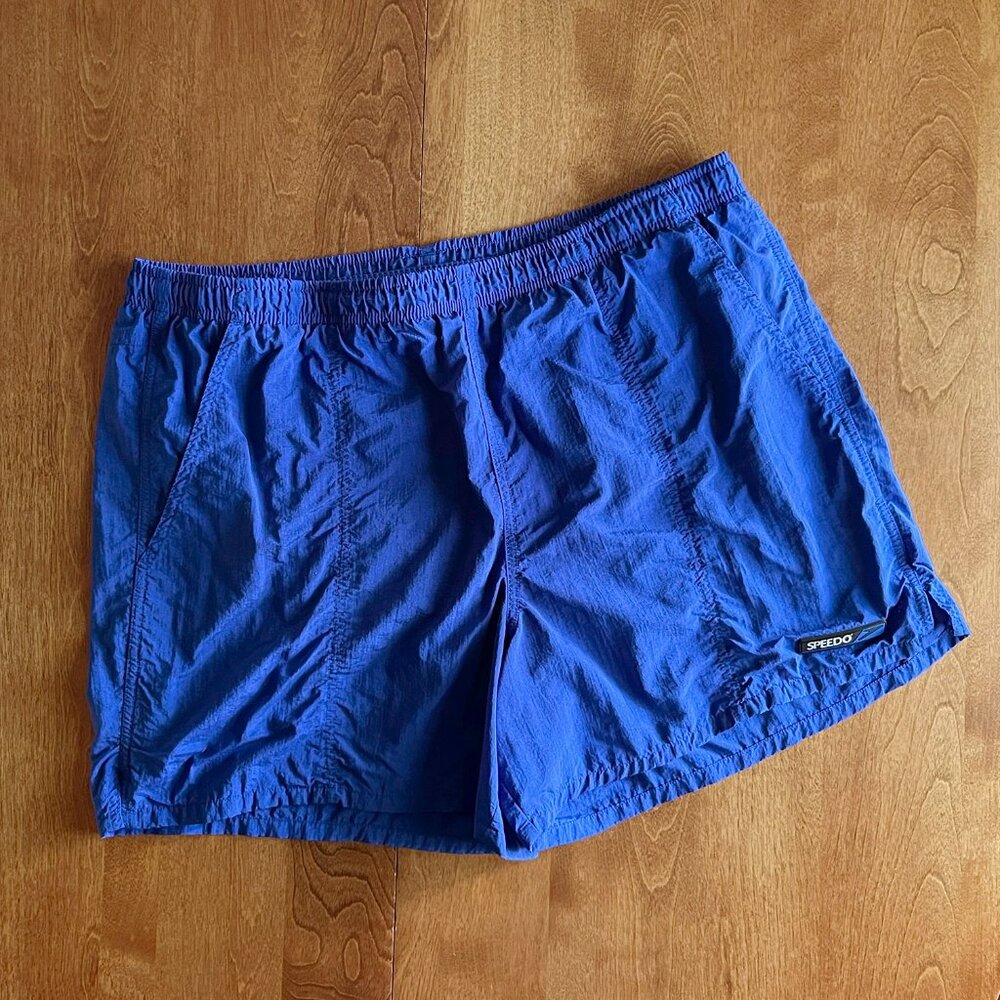 Speedo vintage nylon swim trunks XL